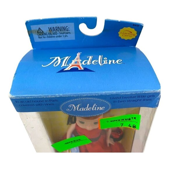 Madeline Poseable Doll Holiday Red Dress  2003 Learning Curve PARIS READ 8 inch - Picture 7 of 13